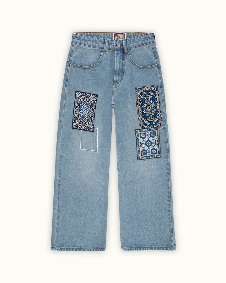 Rug Patchwork Denim